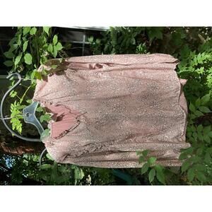 Anthropologie Dolan Pink Miramar Leopard Print Top Blouse  Size Medium